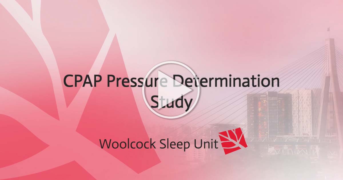 CPAP pressure determination study