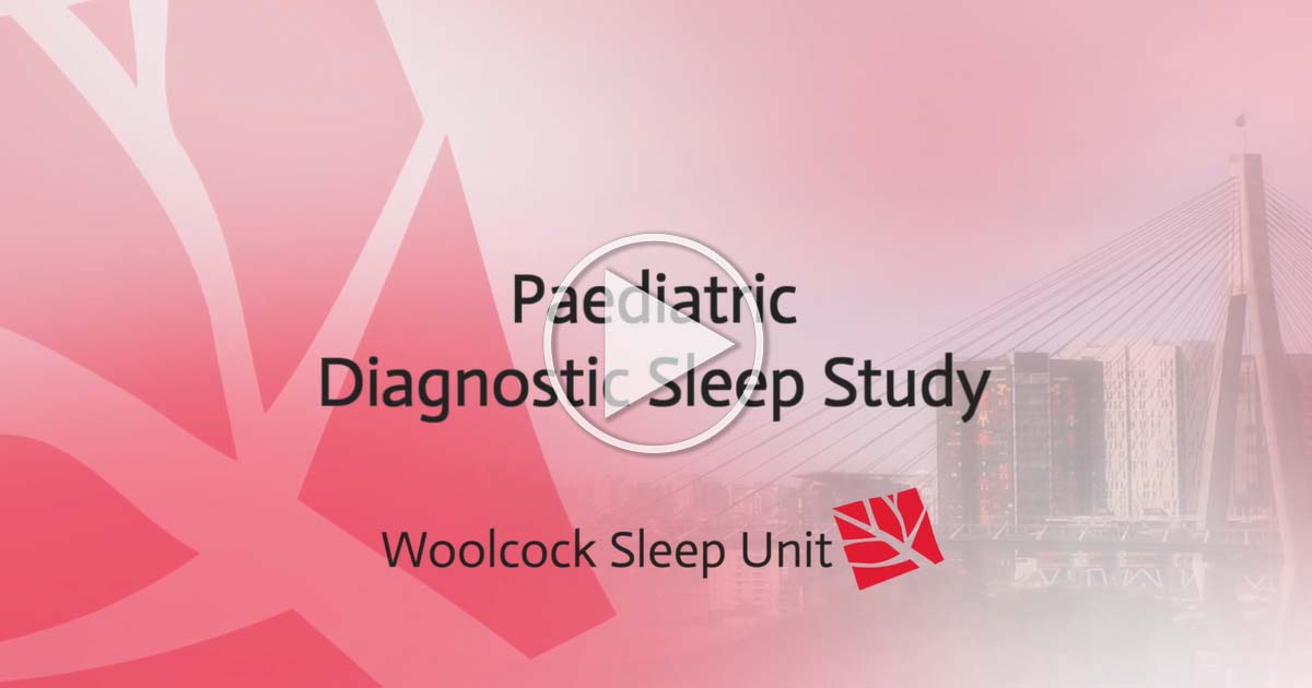 Paediatric diagnostic sleep study information video