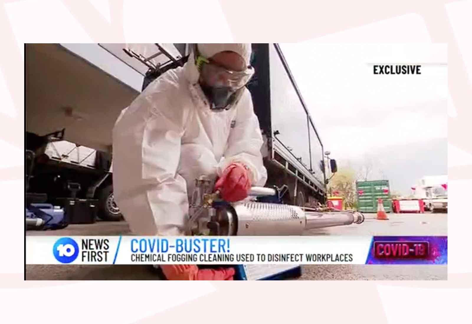 TEN News: Cleaners suit up for COVID-19 fogging