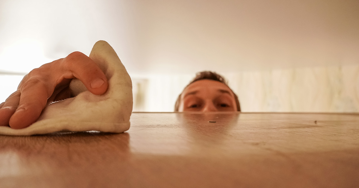 The perils of spring cleaning