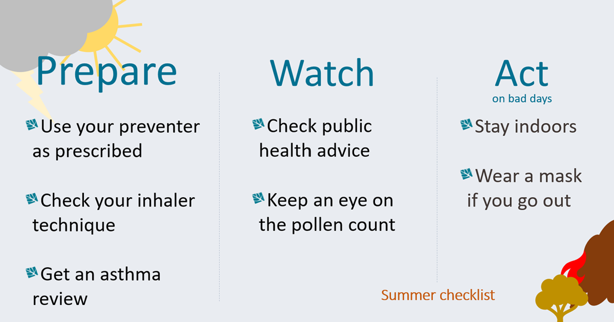 Your checklist for breathing better this Summer