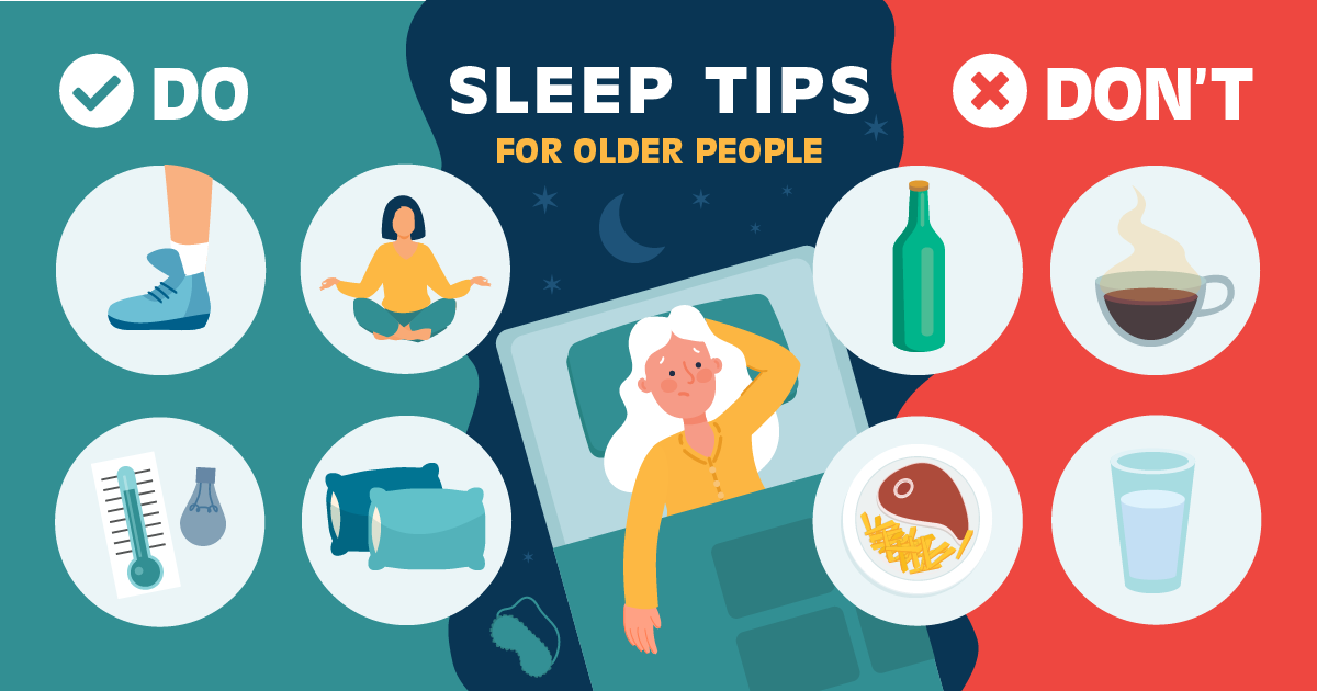 Sleep tips for older people